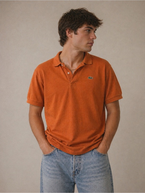 Lacoste Other - Vintage Lacoste Orange Short Sleeve Polo